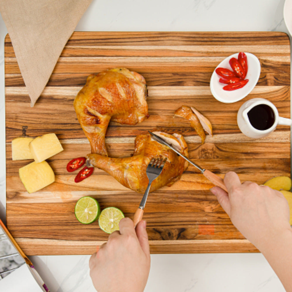Teak Cutting Board Set - 18 Inch Pack of 5 Pieces_7