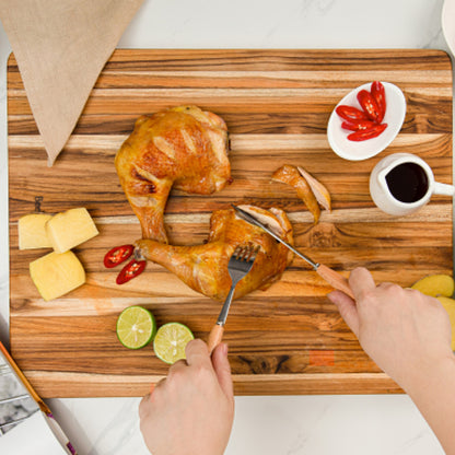 Teak Cutting Board Set - 18 Inch Pack of 5 Pieces_7