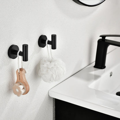 6-Piece Stainless Steel Towel Rack Set Wall Mount_6