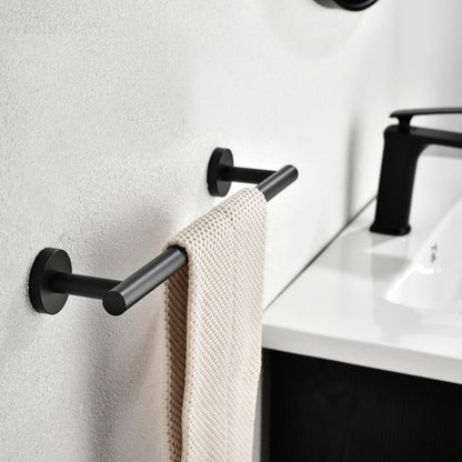 6-Piece Stainless Steel Towel Rack Set Wall Mount_5