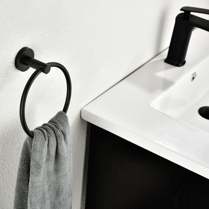 6-Piece Stainless Steel Towel Rack Set Wall Mount_7