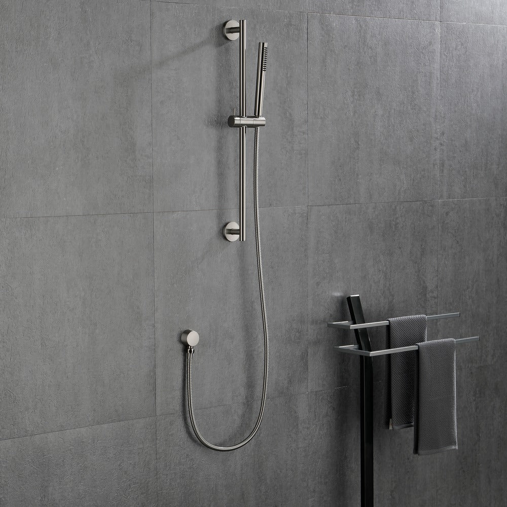 Eco-Performance Bathroom Adjustable Handheld Shower - Silver_6