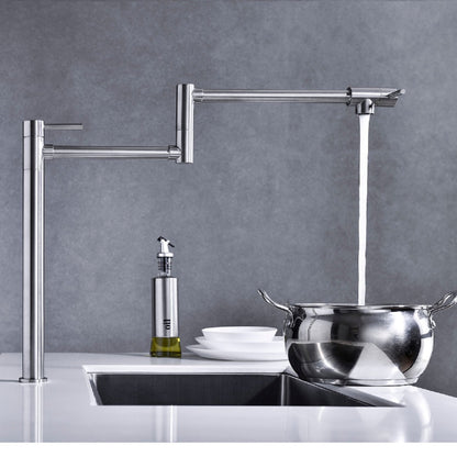 Pot Filler Faucet with Extension Shank-Silver_3