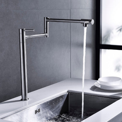 Pot Filler Faucet with Extension Shank-Silver_5