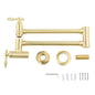 Wall Mount Pot Filler Faucet - Gold_0