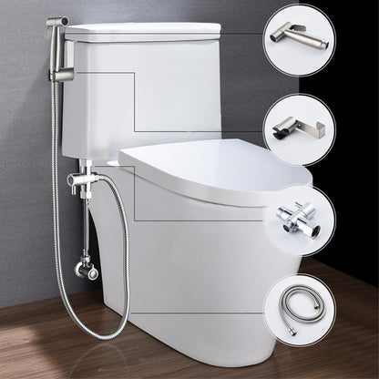 Bidet Sprayer for Toilet Handheld Cloth Diaper Sprayer - Silver_6