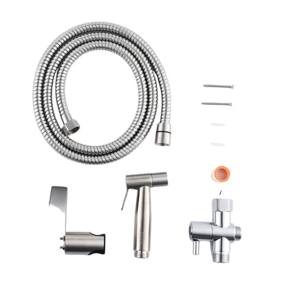 Bidet Sprayer for Toilet Handheld Cloth Diaper Sprayer - Silver_1