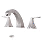 Widespread 2 Handles Bathroom Faucet with Pop Up Sink Drain - Brushed Nickle_0