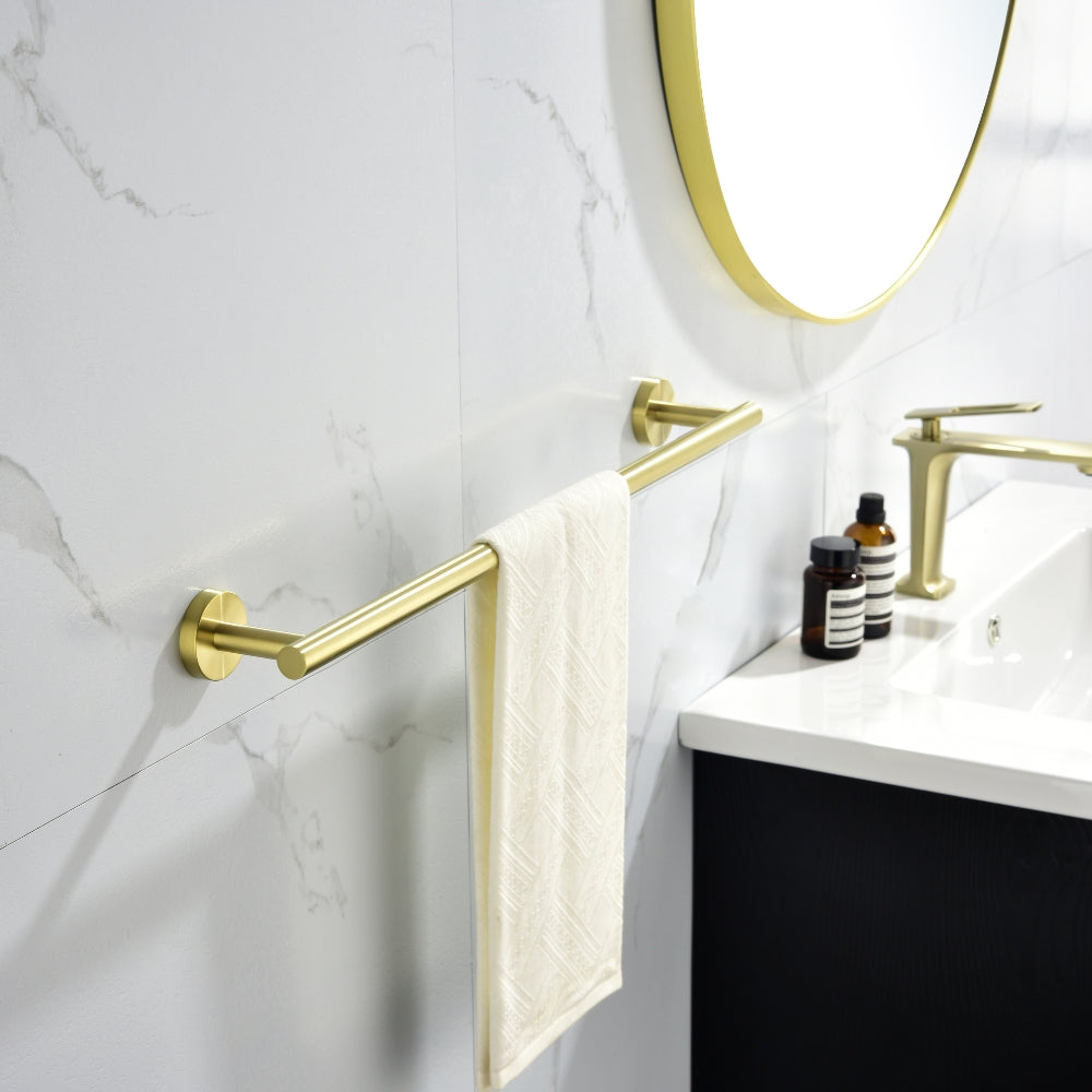 6-Piece Brushed Gold Bathroom Hardware Set_7
