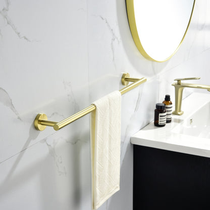 6-Piece Brushed Gold Bathroom Hardware Set_7
