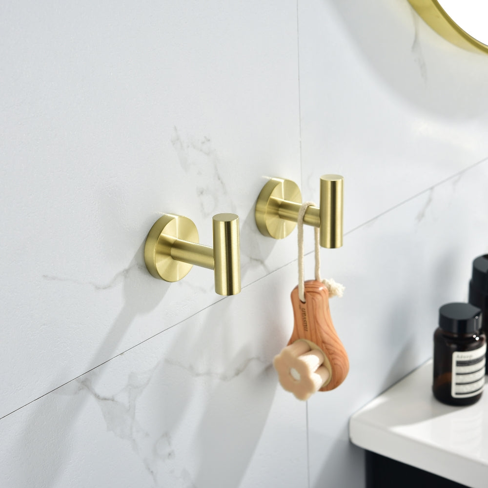 6-Piece Brushed Gold Bathroom Hardware Set_3