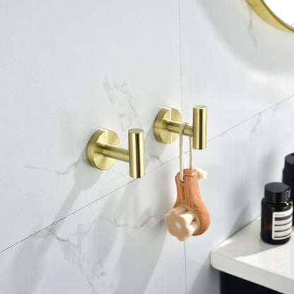 6-Piece Brushed Gold Bathroom Hardware Set_3