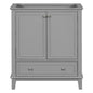 Bathroom Vanity Base, Multi-functional Cabinet - Grey_0