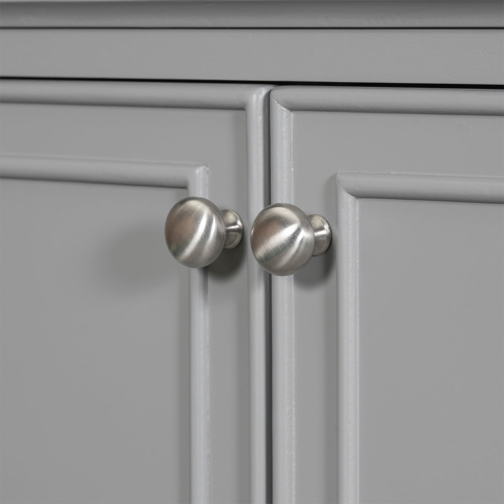 Bathroom Vanity Base, Multi-functional Cabinet - Grey_9