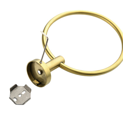 6-Piece Brushed Gold Bathroom Hardware Set Wall-Mounted SUS304_6