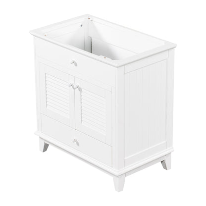 Bathroom Vanity Base - White_5