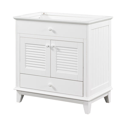 Bathroom Vanity Base - White_4