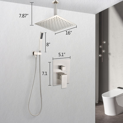 Ceiling-Mounted Shower System Combo Set Shower Head_3