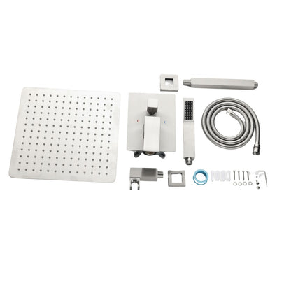 12" Wall-Mounted Rain Shower Head System_0