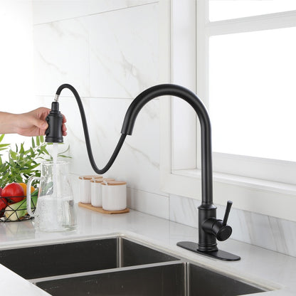 Touch Kitchen Faucet with Pull Down Sprayer_6