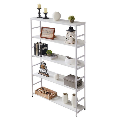 5-Tier Bookcase with Metal Frame_5