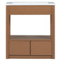 Bathroom Vanity with Sink - Brown_0