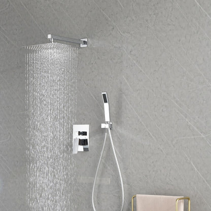 12 Inch Wall Mounted Rain Shower Head System_7