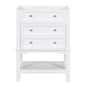 24 Inch Bathroom Vanity Base without Sink - White_0