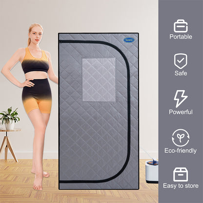 Portable Mini Plus Steam Sauna Tent - Grey_3