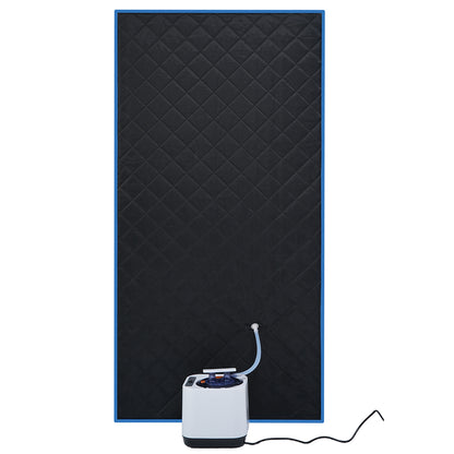 Portable Full Size Steam Sauna Tent - Black_6