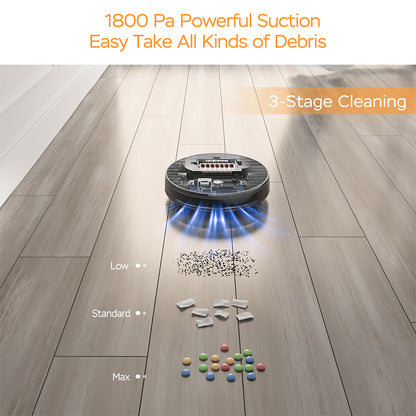 Geek G6 Smart Robot Vacuum: Ultra-Thin and App Control_6