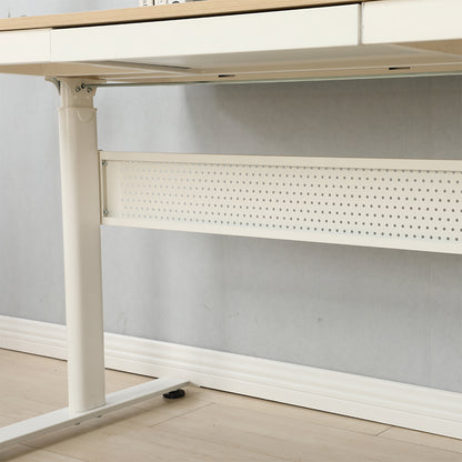 4x24 Inch Maple Standing Desk with Metal Drawer - Adjustable Height_8