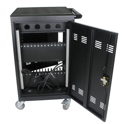 35-Device Mobile Charging Cart for Tablets & Laptops - Black_13