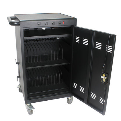 35-Device Mobile Charging Cart for Tablets & Laptops - Black_8