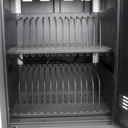 35-Device Mobile Charging Cart for Tablets & Laptops - Black_7