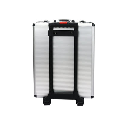 Hand Tool Box with 4 Layers of Toolset and Wheels - White_11