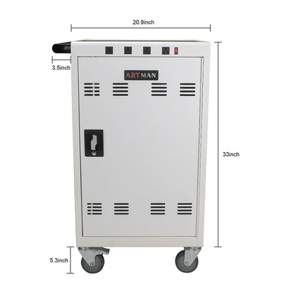 31+4-Device Mobile Charging Cart & Cabinet for Tablets & Laptops_10