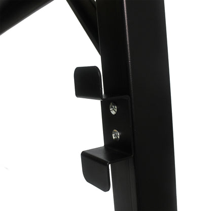 Metal Adjustable Worktable with Socket and Wooden Top_4