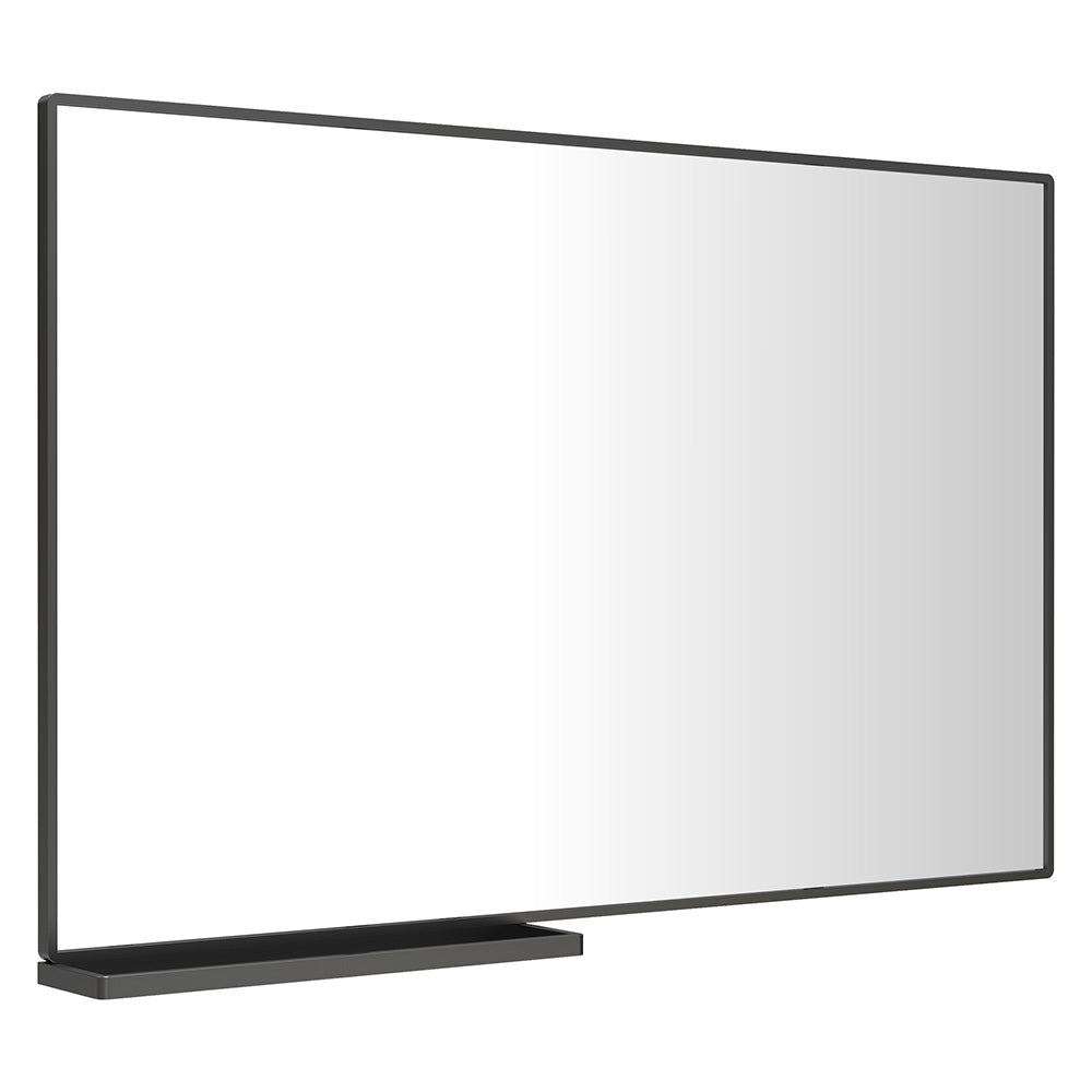 48x30 Inch Modern Bathroom Mirror with Storage Shelf_5