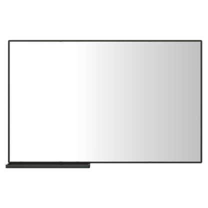 48x30 Inch Modern Bathroom Mirror with Storage Shelf_0
