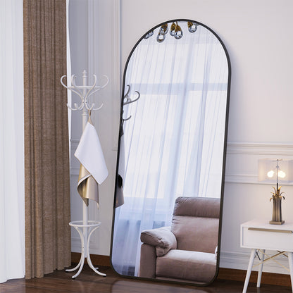 71x32 Inch Arch Full-Length Mirror - Black_2