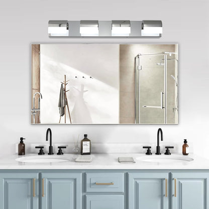 Modern 4-Light LED Black Vanity Mirror Light for Bathrooms & Makeup Tables_2