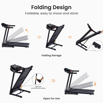 2.5 HP Folding Treadmill with Incline_13