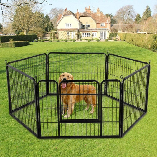 8 Panel Dog Playpen Outdoor_0