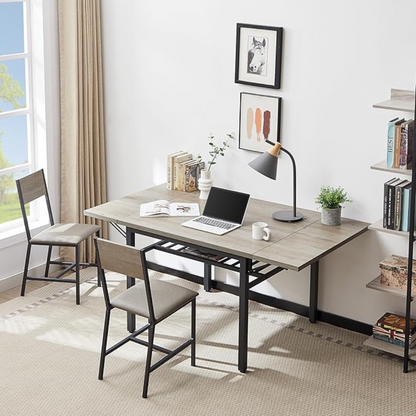 Modern Grey Folding Dining Table_3