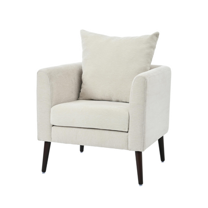 Stylish Chenille Upholstered Barrel Chair_3