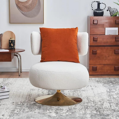 Stylish Fabric Swivel Accent Chair_1