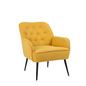 Stylish Mid-Century Linen Sherpa Armchair_3