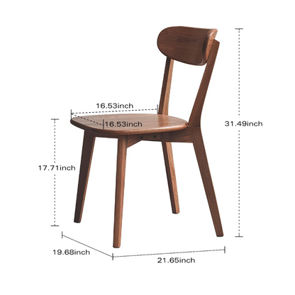 Set of 2 Wooden Dining Chairs_7