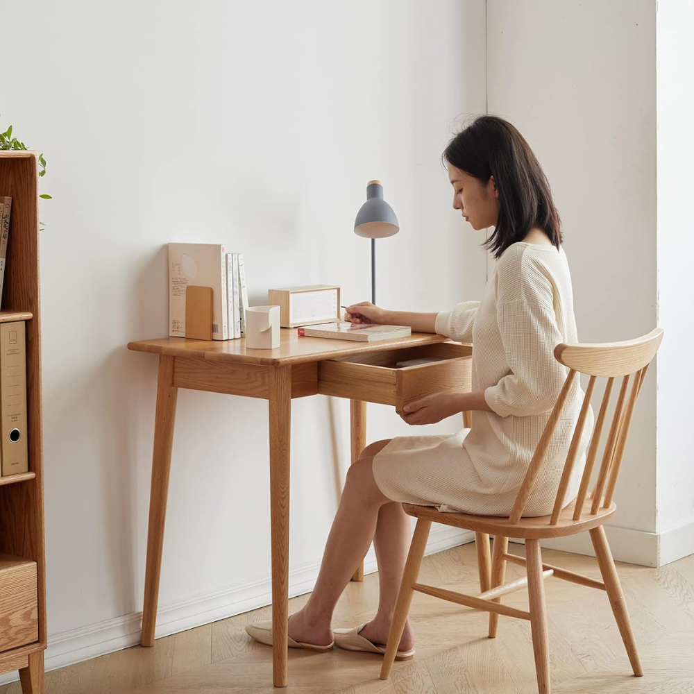 Solid Wood Computer Desk_0